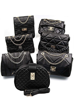 Kişiye Özel Kolye & Kadın Çantası & Kol Saati & Cüzdan Anneler Günü Hediye Seti