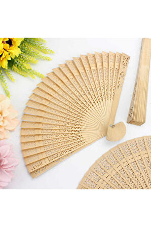 Bez Çanta & Saten Toka & Ahşap Yelpaze Anneler Günü Hediye Seti