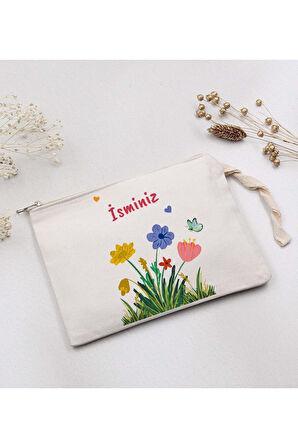 Kişiye Özel Bez Çanta & Özel Kutulu Mini Sabun & Ahşap Yelpaze Anneler Günü Hediye Seti