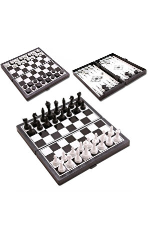 Satranç - Tavla - Dama & Termos & Eyüp Sabri Tuncer Tıraş Kolonyası & Filtre Kahve Hediye Seti