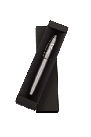 Termos & Esnek Kapak Defter & Gri Roller Kalem & Paspartu Çerçeve & Kravat & Siyah Kupa