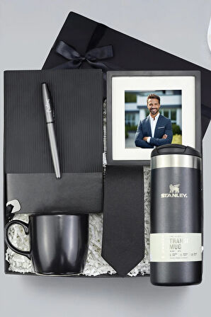 Termos & Esnek Kapak Defter & Kalem & Çerçeve & Kravat & Kupa Hediye Seti