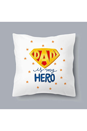 Baba Tasarım Yastık & Kupa & 13x13 cm Paspartu Çerçeve