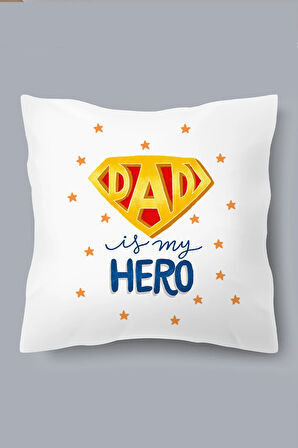 Baba Tasarım Yastık & Kupa & Paspartu Çerçeve Hediye Seti