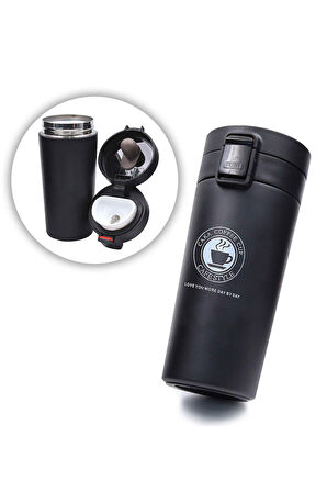 Kilitli Termos & Anahtarlık & Alerya Premium Filtre Kahve & Araç Kokusu & Kartlık Hediye Seti