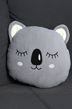 Peluş Koala Yastık & Çerçeve & Fincan & Selamlıque Türk Kahvesi Hediye Seti