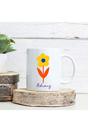 Kişiye Özel Bez Çanta & El Fanı & Kupa & Fular Yaz Seti