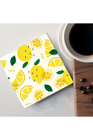 Kişiye Özel Kupa & Yeşil Çay & Bardak Altlığı & Kolonya Yaz Hediye Seti