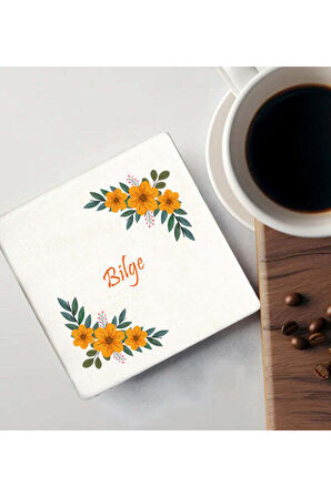 El Yapımı Kupa & Papatya Mum & Taş Bardak Altlığı & Eyüp Sabri Tuncer El ve Vücut Kremi Hediye Seti