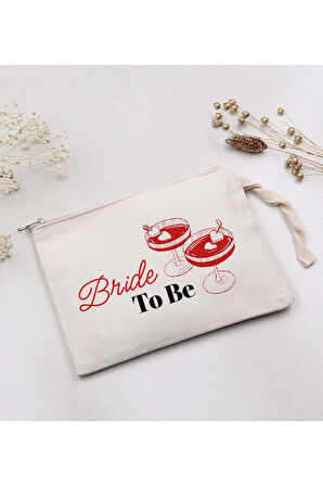 Bride Ham Bez Çanta & Lotus Mum & Saten Toka & Peri Ayna Hediyelik Set