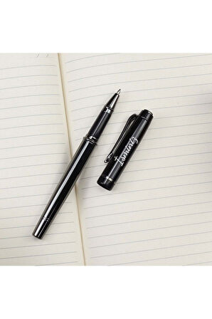 Kristal Termos & Outliers Kitap & Siyah Kupa & Metalik Roller Kalem & Godiva Çikolata Hediye Seti