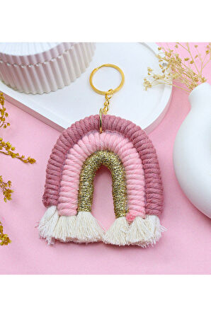 % 100 El Yapımı Kupa & Taş Bardak Altlığı & Gökkuşağı Anahtarlık & Buhurdanlık Hediye Seti