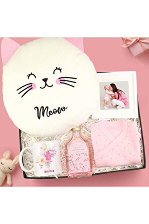 Kişiye Özel Kız Çocuğu İçin Yenidoğan Hediye Seti