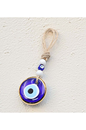 Geleneksel Motifli Türk Kahvesi Fincanı & Nazar Boncuklu Duvar Süsü & Fular Hediye Seti