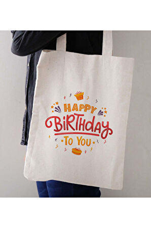 Kişiye Özel Mum & Bez Çanta & Fincan & Türk Kahvesi Doğum Günü Hediye Seti