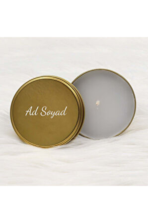 Kişiye Özel Mum & Bez Çanta & Fincan & Türk Kahvesi Doğum Günü Hediye Seti