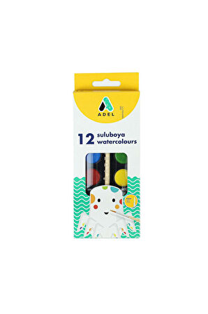 Pipetli Matara 750ml & Adel Sulu Boya & 12'li Boya Kalemi & Kalemlik Hediye Seti