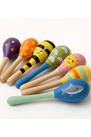 Boyama Kitabı & Play-Doh Parmak Boya & Marakas & Zeka Küpü Hediye Seti