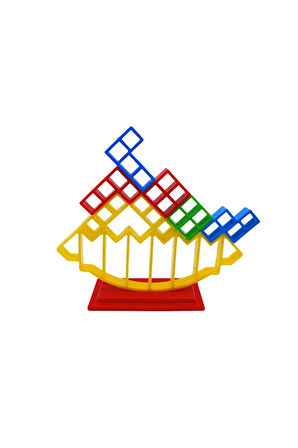 Denge Tetrisi & Adel Pastel Boya & Bayrak & 2'li Balon Hediye Seti