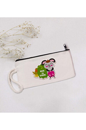 Baskılı Puzzle & Kuru Boya & Kalemlik Okula Dönüş hediye Seti