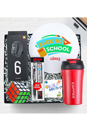 Akıllı Saat & Mousepad & Zeka Küpü & Termos & Rotring Kalem Hediye Seti