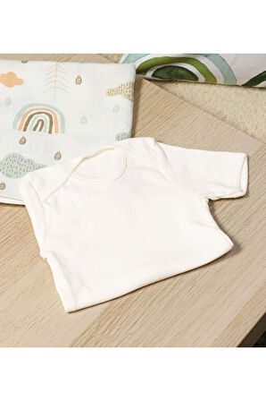 Zıbın Takım & Eyüp Sabri Tuncer Bebek Şampuanı & Bebek Kolonyası & Gökkuşağı Lamba Hediye Seti