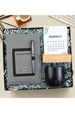 Kişiye Özel Defter & Kalem & Kupa & Takvim Hediye Seti