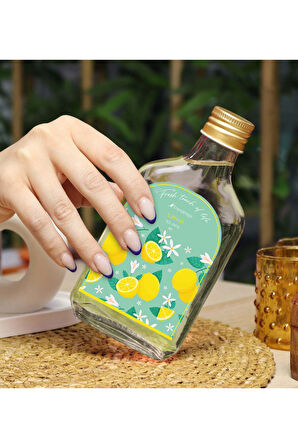 200 Ml Limon Kolonyası & 2'li Yeşil Çay & Porselen Kupa Hediye Seti