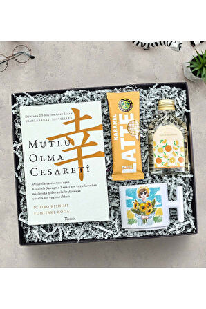Kitap & Kupa & Kahve & Kolonya Hediye Seti