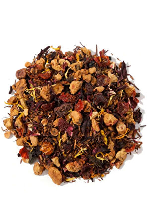 Bitki Çayı & El Yapımı Kupa & Papatya Mum Hediye Seti