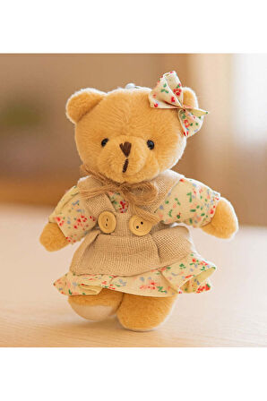 Papatya Defter & Mor Tükenmez Kalem & Ayıcık Anahtarlık & Papatya Mum Hediye Seti