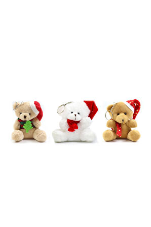 Ekose Şal & Mini Ayıcık & Yılbaşı Gözlüğü & UNO & Yılbaşı Süsü &  Yılbaşı Ağacı Hediye Seti