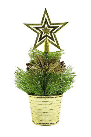 Ekose Şal & Mini Ayıcık & Yılbaşı Gözlüğü & UNO & Yılbaşı Süsü &  Yılbaşı Ağacı Hediye Seti