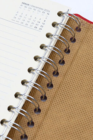 Spiralli 2025 Yeni Yıl Tarihli Ajanda