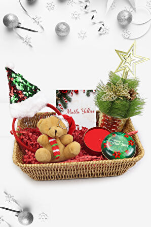 Yılbaşı Sepetinde Yılbaşı Hediye Seti