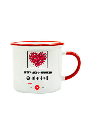 Özel Tasarım 2'li Kupa & Lotus Mum Hediye Seti