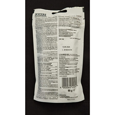 Nutripockets Kedi Ödülü Biftek Malt 60Gr