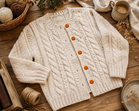 Turuncu El Yapımı Polimer Kil Düğme 2 cm Yuvarlak Dekoratif Örgü Hırka Yelek Amigurumi Düğmesi