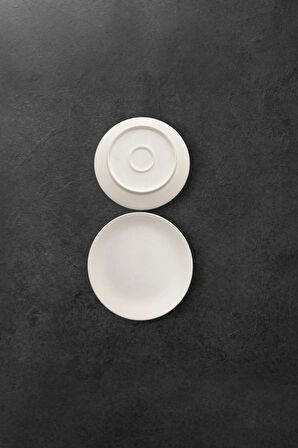 Mertaban Tabak Çini Bisküvi 18 cm 2'li (Ham Ürün)