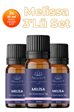 Melissa 3'lü Oda Kokusu Seti - Ferah & Rahatlatıcı (3x10ml) Melissa 3'lü Oda Kokusu Seti - Ferah & Rahatlatıcı (3x10ml)