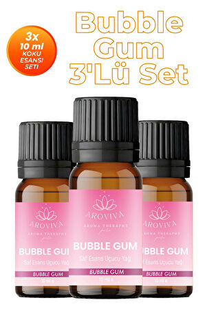 Bubble Gum 3'lü Oda Kokusu Seti - Eğlenceli & Şekerli (3x10ml) Bubble Gum 3'lü Oda Kokusu Seti - Eğlenceli & Şekerli (3x10ml)