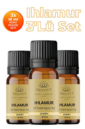 Ihlamur 3'lü Oda Kokusu Seti - Ballı & Sakinleştirici (3x10ml) Ihlamur 3'lü Oda Kokusu Seti - Ballı & Sakinleştirici (3x10ml)