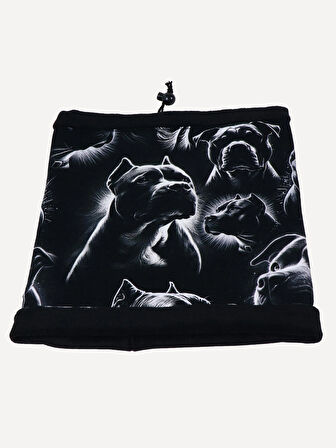 Köpek Desenli Bere Boyunluk