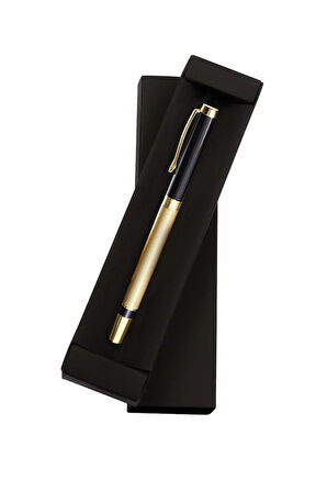 Gold Siyah Roller Kalem