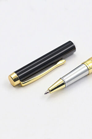 Gold Siyah Roller Kalem