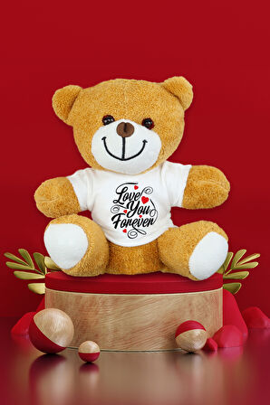 Peluş Ayıcık & İstiridye İçinde Gerçek İnci Kolye Hediye Seti