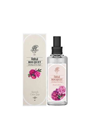 Çiçek Buketi & Godiva Çikolata & Rebul Bouquet Kolonya & Çilek Kokulu Bardak Mum Hediye Seti