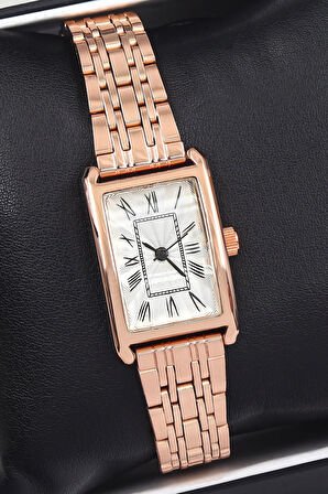 İstiridye İçinde Gerçek İnci Kolye & Kadın Kol Saati & Kırmızı Siyah Fular Hediye Seti