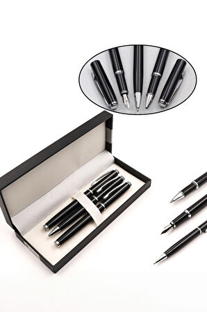 350 ML Dereceli Termos & Hakiki Deri Cüzdan & 3'lü Kalem & Yumuşak Kapaklı Not Defteri Hediye Seti