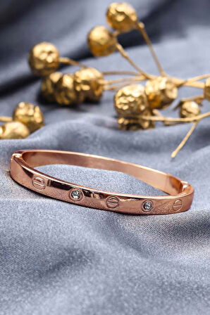 İstiridye İçinde Gerçek İnci Kolye & Çelik Kelepçe Bileklik & Turuncu Çiçek Fular Hediye Seti